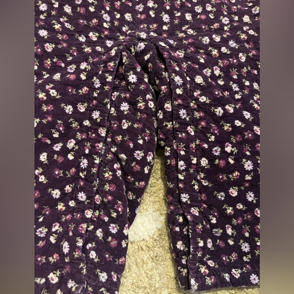 Vintage Baby Gap Floral Corduroy Romper - 18/24M - Picture 3 of 13